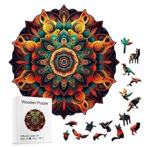 Colorful Wooden Puzzle